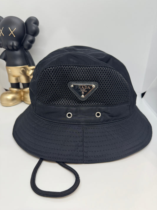 Prada mesh panel bucket hat