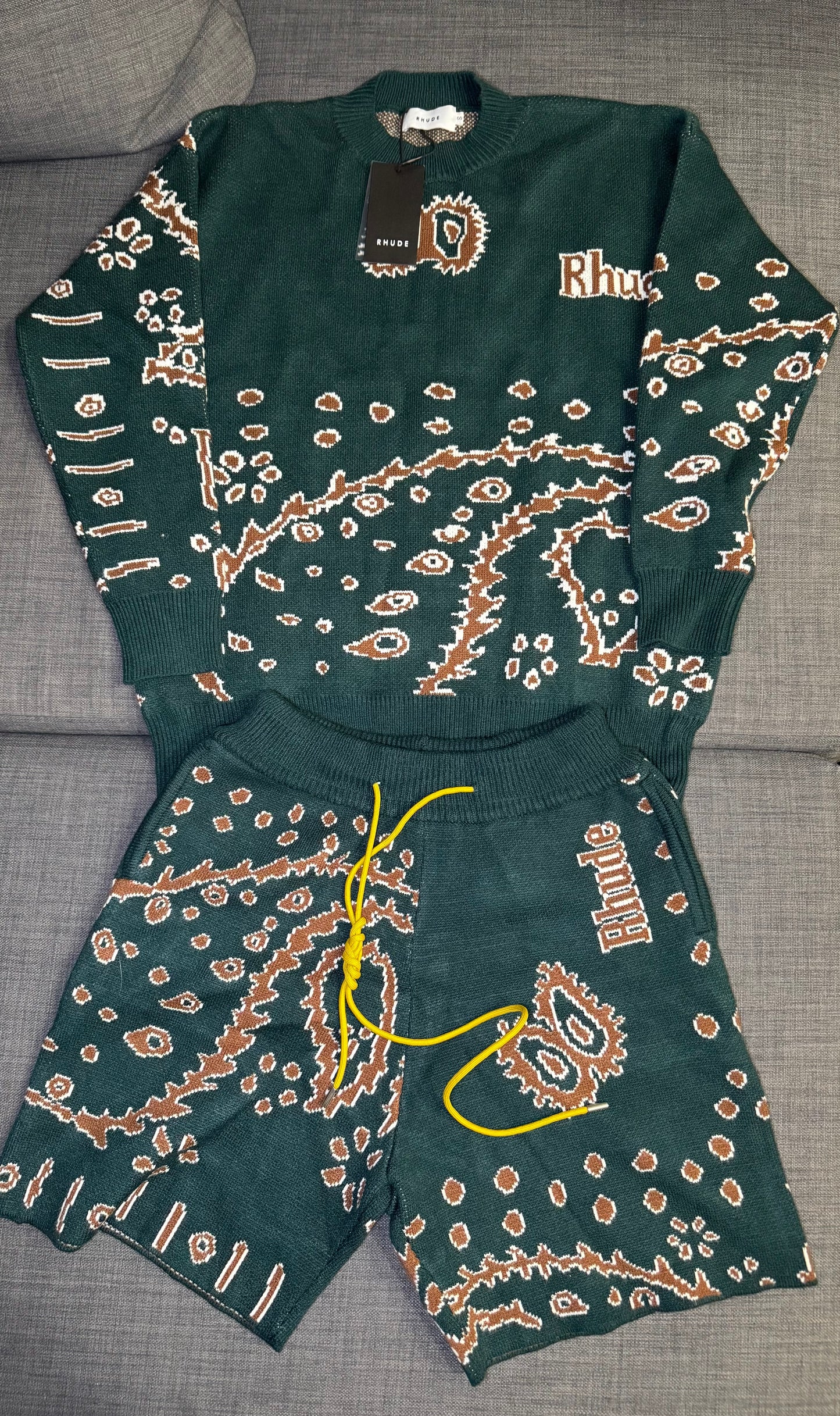 Rhude Knitted Set size small