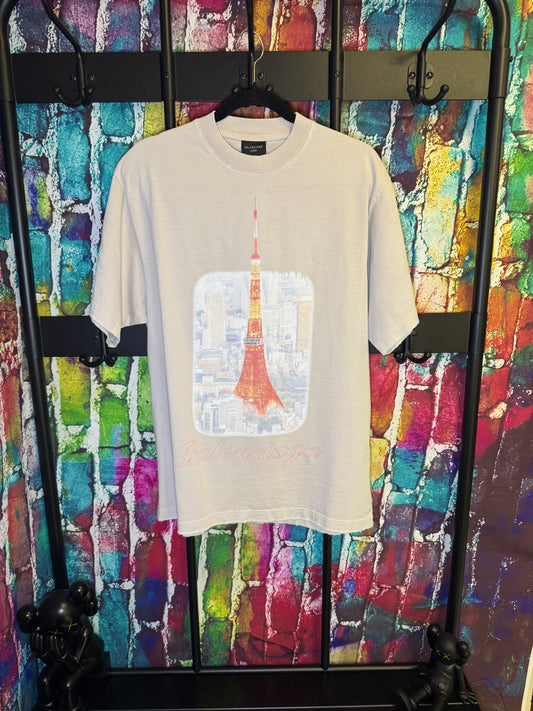 Balenciaga t-shirt cream color