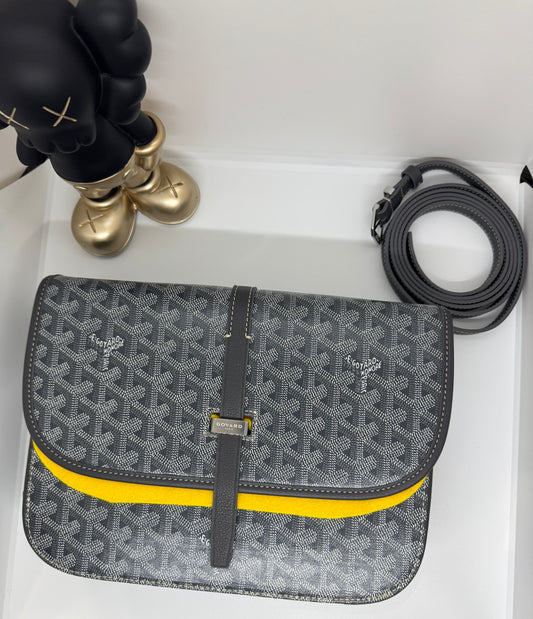 Goyard Belvédère PM gray goyard bag