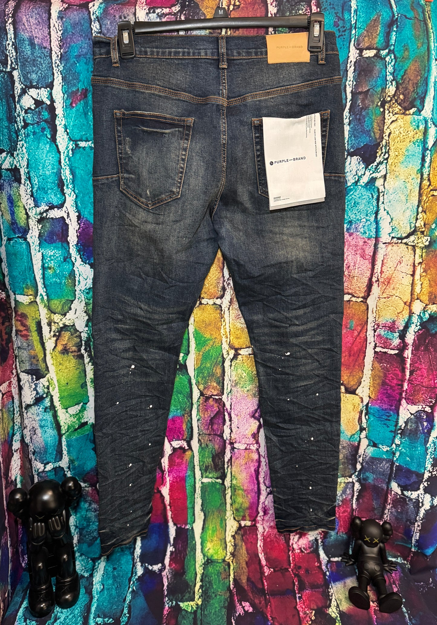 Purple jeans