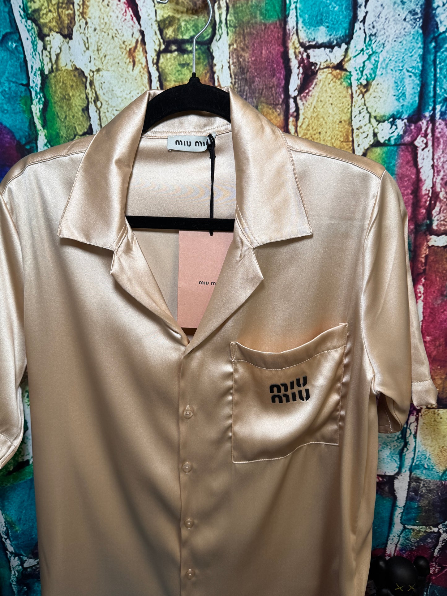 Miu miu silk shirt