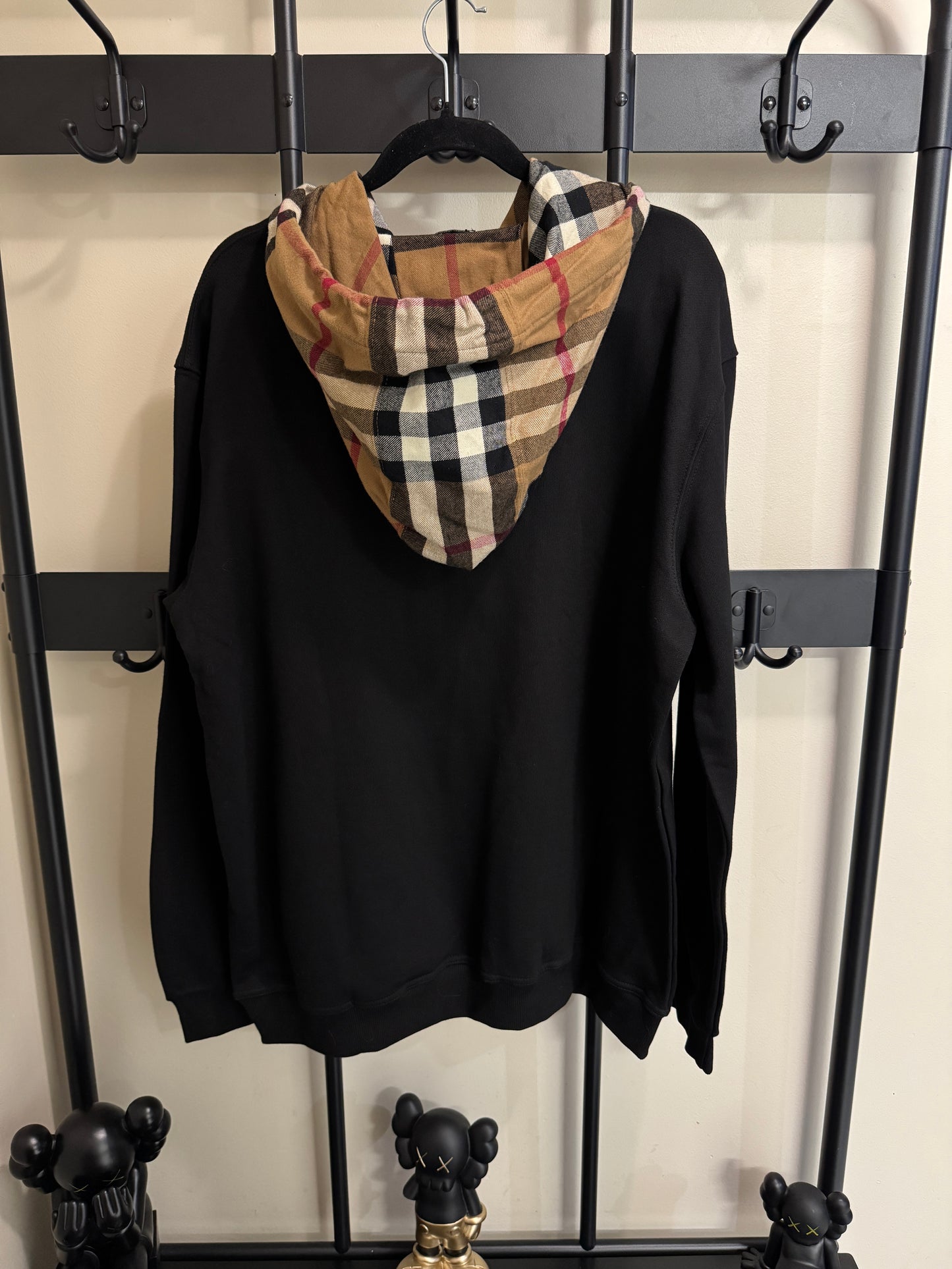 Burberry check hoodie