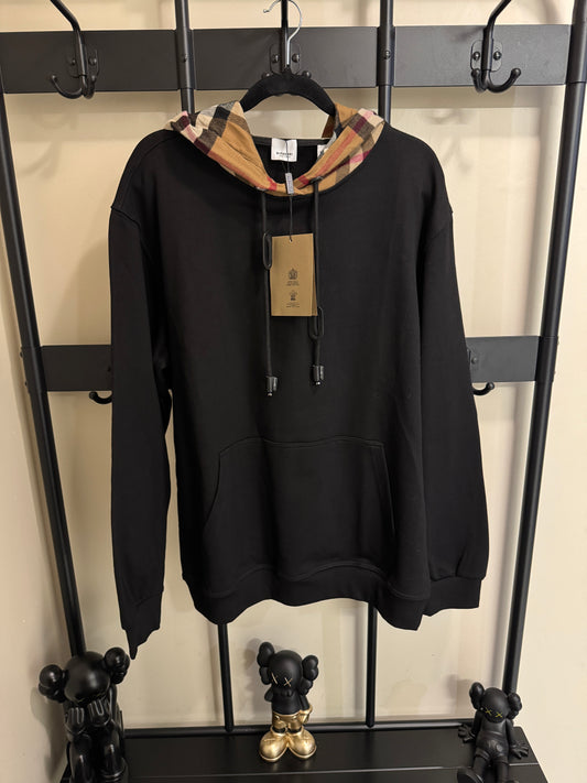Burberry check hoodie