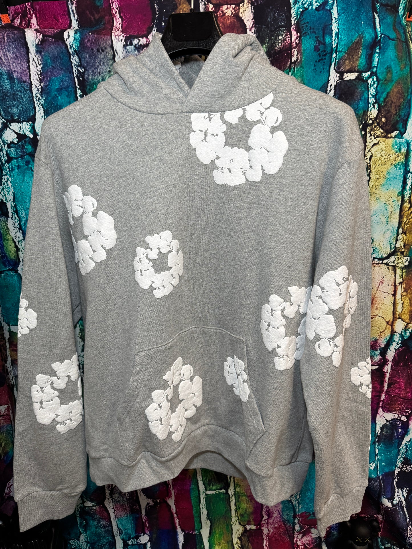 Denim tears gray hoodie xl