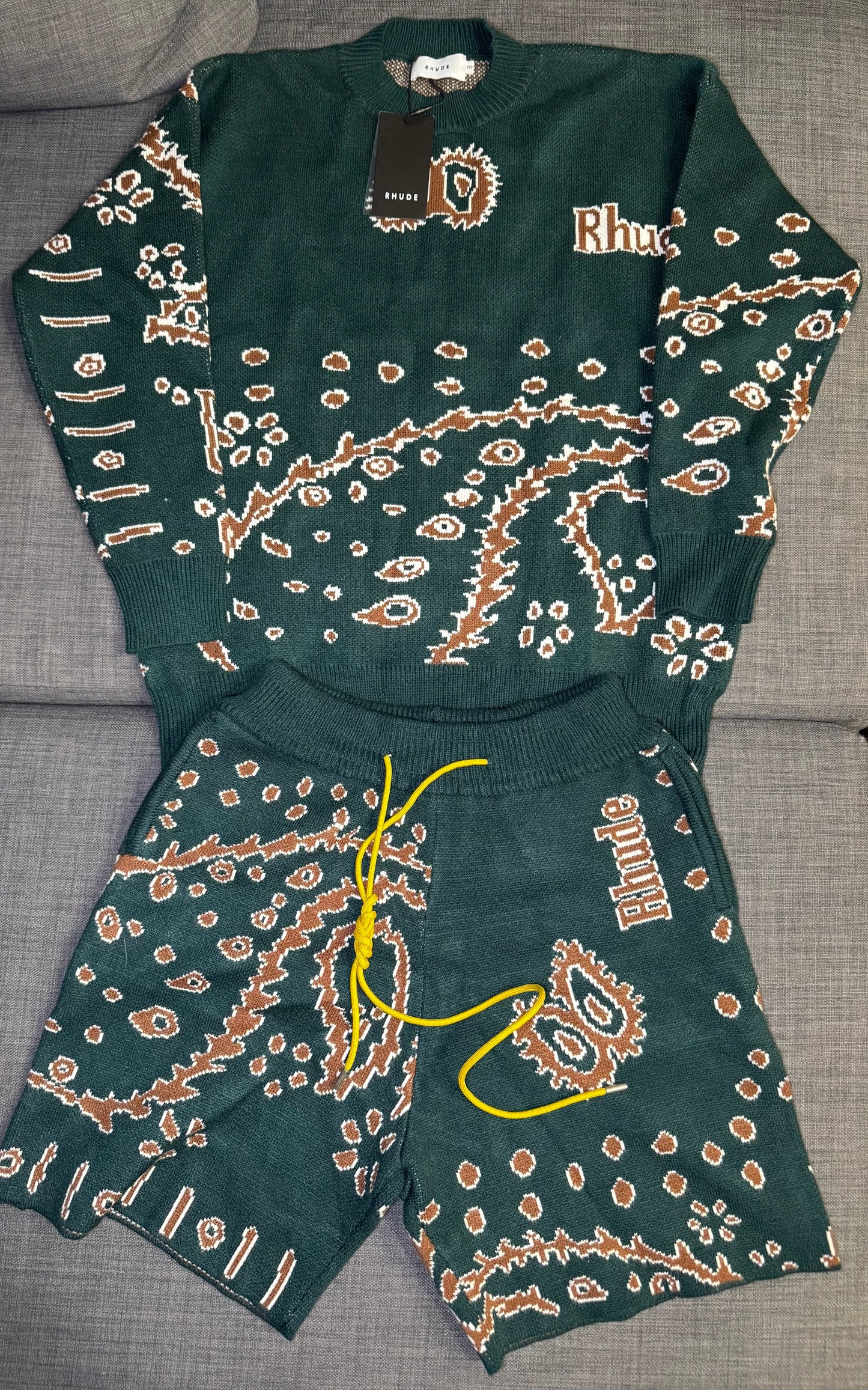 Rhude Knitted Set size small