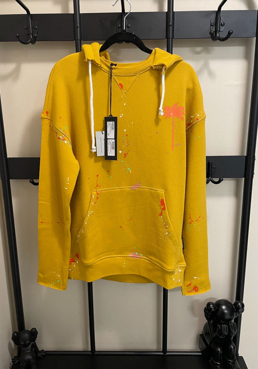 Palm angels hoodie mustard