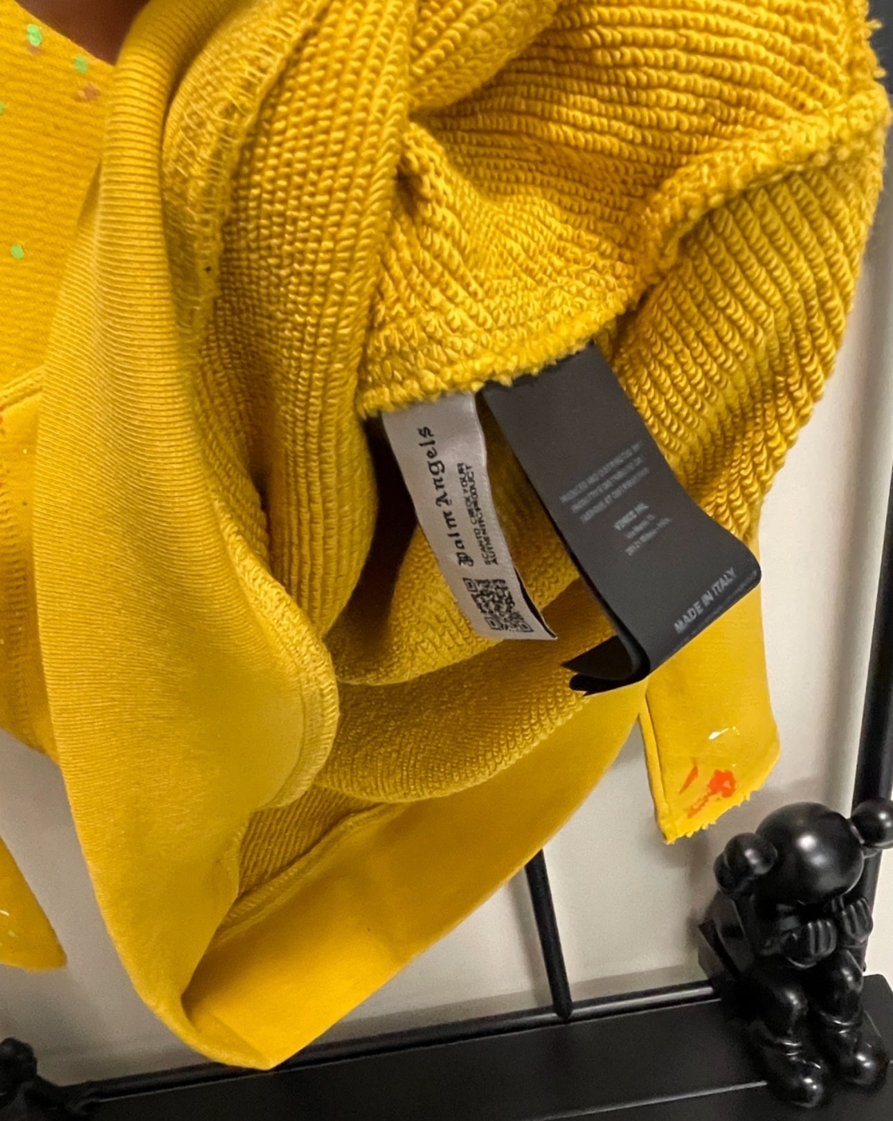 Palm angels hoodie mustard