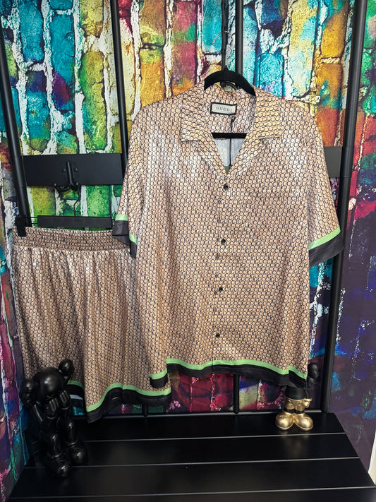 Gucci silk set 2025