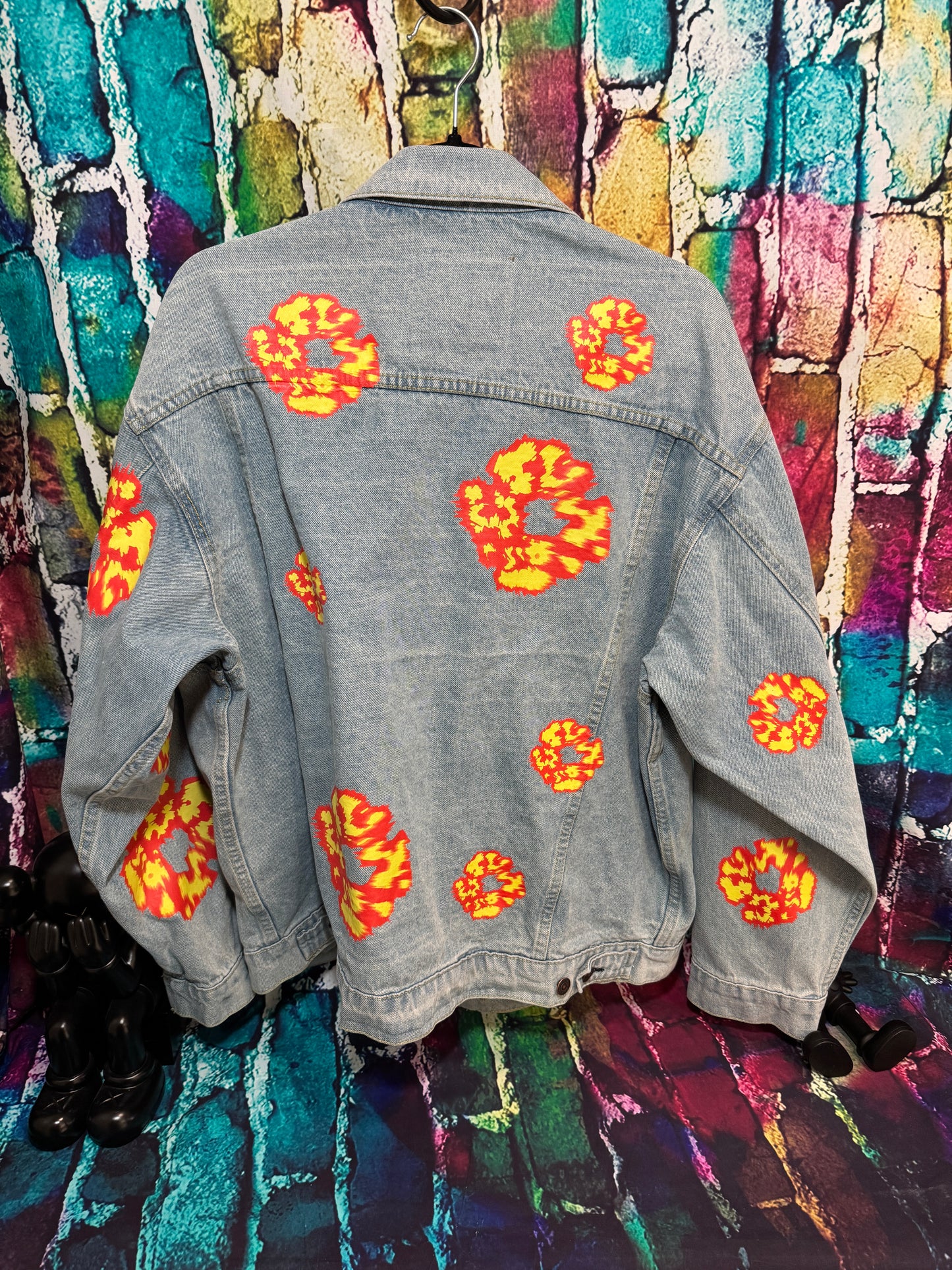 Denim tear offset jacket