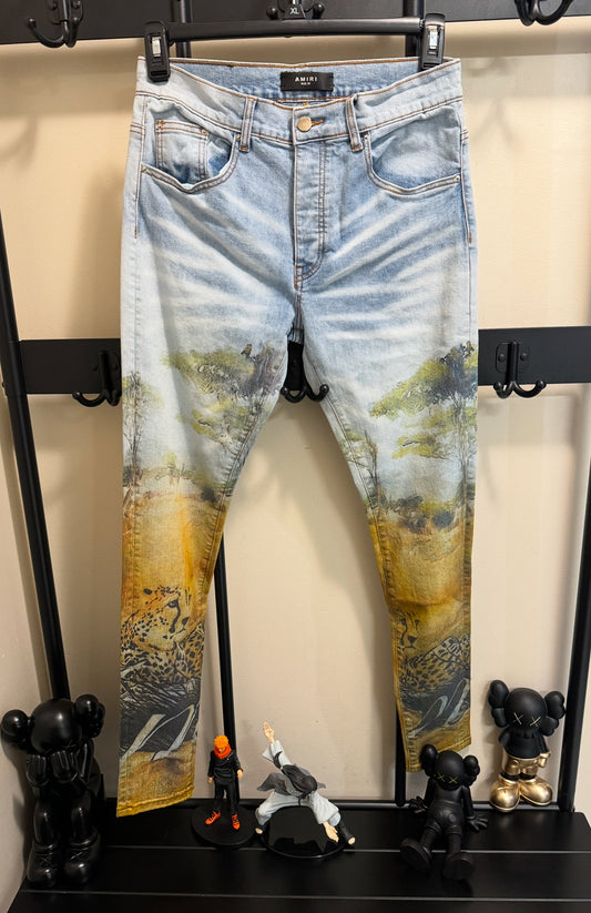 Amiri cheetah pants