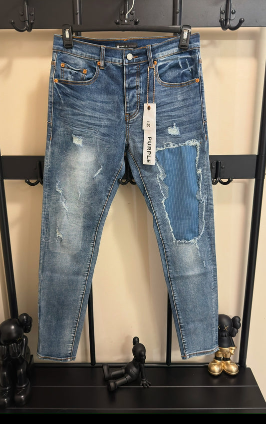 Purple jeans