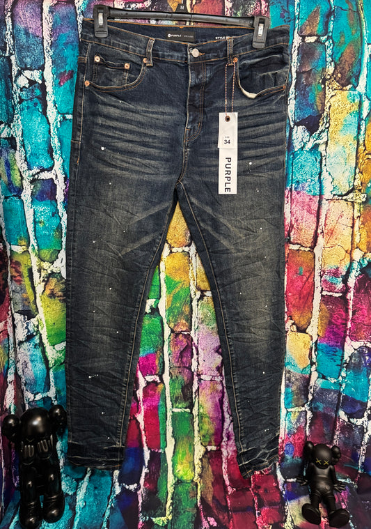 Purple jeans