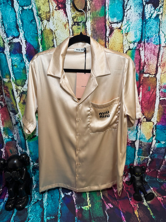 Miu miu silk shirt