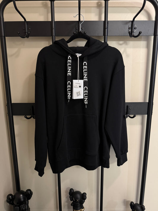 Celine hoodie strings logo